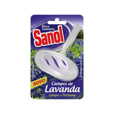 Imagem de Desodorizador Sanitário Bloco Sanol - Campos de Lavanda 35g