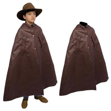 Imagem de Kit 2 Capas de Chuva Boiadeiro Infantil SV61006 - Marrom - Selaria Ver