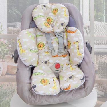 Imagem de Apoio de Corpo para Carrinho e Bebê Conforto Safari - Miguel Baby, Cáq