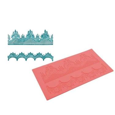 Imagem de Molde De Silicone Confeitaria - Mosaico Real - FT223 - 1 unidade - Sil