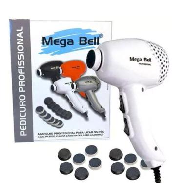 Imagem de Aparelho Pedicuro Mega Bell Profissional Motor de Lixar Pé - BRANCO, 1