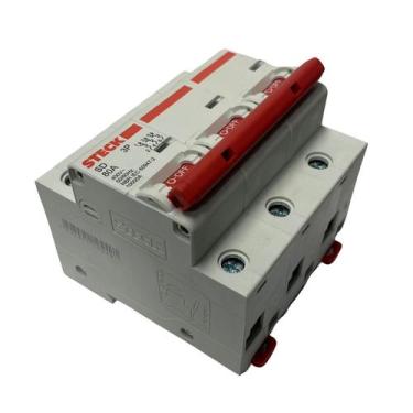 Imagem de Disjuntor Steck Tripolar Triplo Curva C 10a, 16a, 20a, 25a, 32a, 40a, 