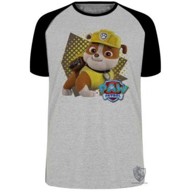Imagem de Camiseta  Patrulha Canina Rubble Blusa Plus Size extra grande adulto o
