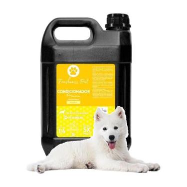 Imagem de Condicionador Pet Cães e Gatos Banho e Tosa 5 litros Concentrado Dilui