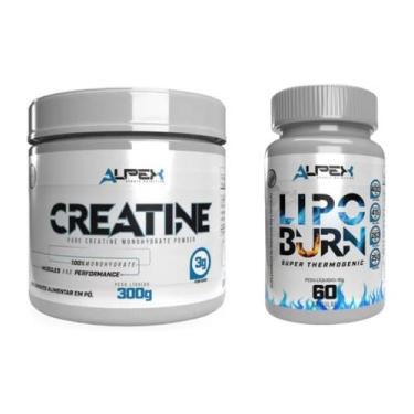 Imagem de Kit Creatina Alpex 300g + Termogênico Lipo Burn Alpex - Alpex Nutritio
