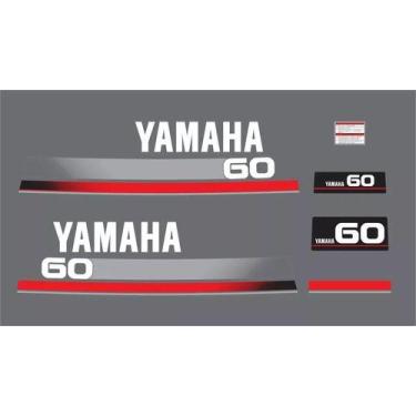 Imagem de Kit Adesivo Motor De Popa Yamaha 60 Hp - SPTS
