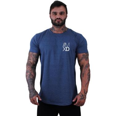 Imagem de Camiseta Longline MXD Conceito Estampas Fitness Treino Slim-Masculino
