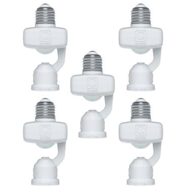 Imagem de Kit Sensor de Presença  Lâmpada E27  Lente 360º  6 Funções  QA17M - QU