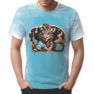 Imagem de Camiseta Camisa Tshirt Chefe Zebra Cozinheira Cozinha 1 - Enjoy Shop, 