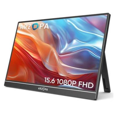 Imagem de Monitor Portátil Gamer Arzopa A1 15.6" FHD 1080P IPS 60Hz HDMI e USB-C