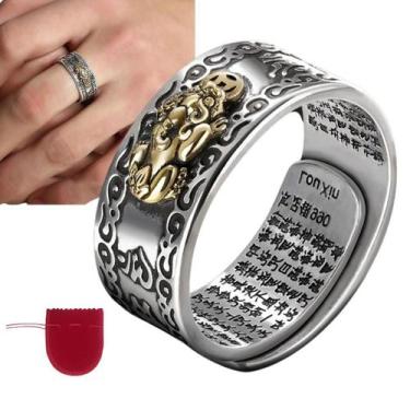 Imagem de Anel Budista Riqueza Feng Shui Amuleto Regulável - Pjk store