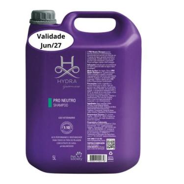 Imagem de Shampoo Hydra Groomers Pro Neutro Pet Society 5L Cães Gatos