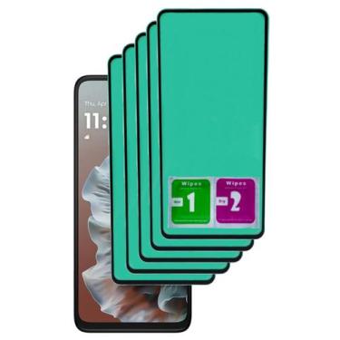 Imagem de 5x Pelicula Ceramica 9d Proteção Curva Para Moto G35 - Mustangshop