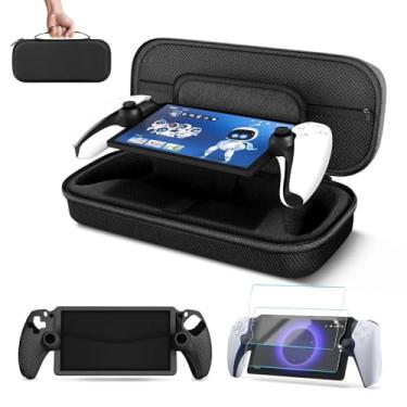 Imagem de TNP Products Estojo de Transporte Tnp para Playstation Portal-Estojo de Viagem Portátil para Ps5 Portátil com Capa Protetora de Silicone E Protetor de Tela de 2 Unidades-Estojo de Bolsa de Transporte
