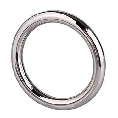 Imagem de JOEYSUT Anel Peniano de Aço Inoxidável, Anel de Metal para Pênis, Anel de Metal para Retardar Ereção Mais Forte, Brinquedo Sexual para Homens (50 Mm)