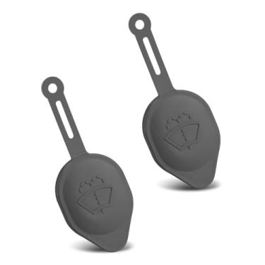 Imagem de Quaneguzy Tampa do tanque do reservatório de fluido da lavadora de para-brisa adequada para Nissan Infiniti Replace 28913JK60A 2 peças