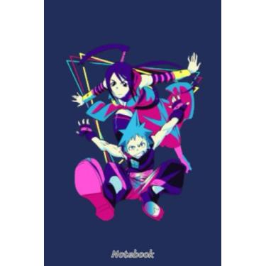 Imagem de Soul Eater Black Star And Tsubakii Notebook: Diary, 6x9 120 Pages, Matte Finish Cover, Planner, Journal, Lined College Ruled Paper