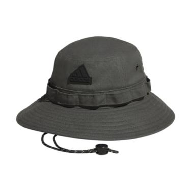 Imagem de adidas Boné masculino Parkview Boonie Bucket com cordão ajustável, Legend Ivy Verde/Preto, Tamanho Único