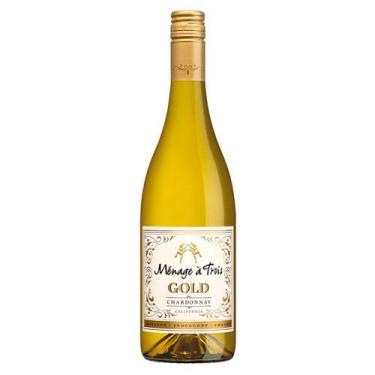 Imagem de Vinho Branco Menage a Trois Gold Chardonnay 750ml - Trinchero Family E