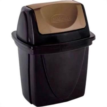 Imagem de Lixeira Plasut.Basc. 4.9Lt Pt-3484 - PLASUTIL UD