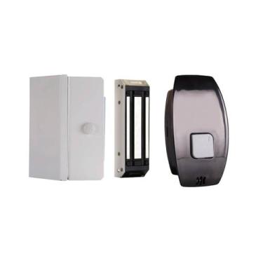 Imagem de Fechadura Eletromagnética Eletroimã M150 com Botoeira  - IPEC