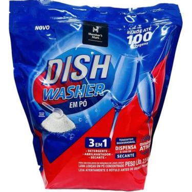 Imagem de Detergente Em Pó 3 Em 1 Dish Washer 2,5kg Lava Louça - Members Mark, D