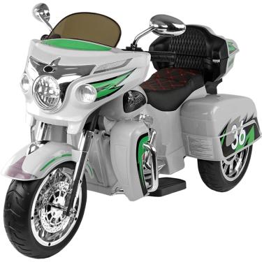 Imagem de Moto Eletrica Bang Toys Road Custom Victorious Monster 12v Cinza