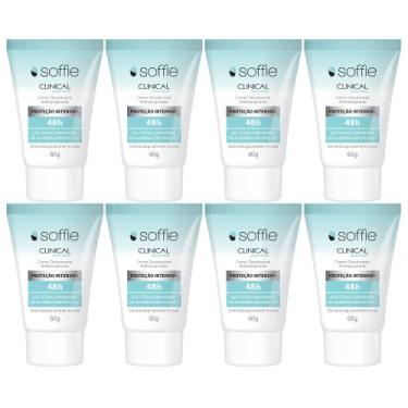 Imagem de Kit Com 8 Desodorantes Antitranspirantes - Soffie Clinical Clean Fresh