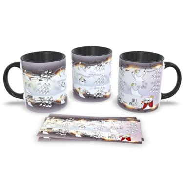 Imagem de Caneca Preta de Porcelana Personalizada Queen Musical com Frases Divertidas (Queen 3)