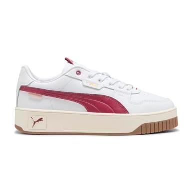 Imagem de PUMA Tênis feminino Carina Street Lux plataforma com cadarço casual - branco - tamanho 38