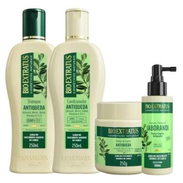 Imagem de Kit 1 Shampoo 1 Condicionador 1 Banho creme Jaborandi 250 ml + 1 Tonic