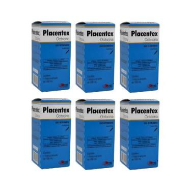 Imagem de Kit 6 Unidades - Placentex Ocitocina Injetável 100mL - 000212