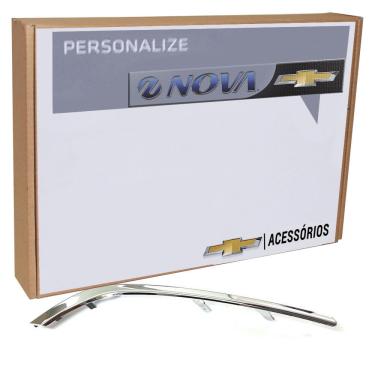 Imagem de Moldura Cromada Do Farol De Milha Neblina Lado Esquerdo Friso Filete Aplique Cromado Pe Onix /prisma