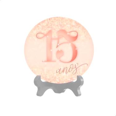 Imagem de CAPA PARA PAINEL MINI SUBLIMADO 3D 0,5X0,5 ESTAMPAS VARIADAS (15 ANOS GLITTER)