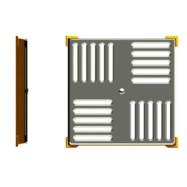 Imagem de Dispositivo Caixilho 15 x 15cm em Latão e Inox para Piscina de Alvenar