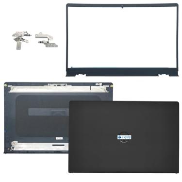 Imagem de Jxjslp substituição LCD tampa traseira top case moldura frontal moldura com dobradiças para DELL Inspiron 15 3510 3511 3515 3520 3525 Series Laptop 0WPN8 00WPN8 9WC73 09WC73 AP3LE000901 Preto