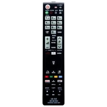 Imagem de Allimity Substituição do controle remoto universal LG-1LC para LG LCD TV 65SJ8500 55UJ6520 49UJ6560 55SJ800A 55SJ8000 55UJ6580 49UJ6500 60SJ8500 55UJ6540 49UJ65500 00 32 LJ550M-UB 32LJ550B-UA 39LB5800