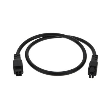 Imagem de OTOTEC Plugue de cabo de extensão de 4 pinos sem anel magnético 4 pinos macho para fêmea passo do cabo 3 mm comprimento 50 cm compatível com interface Micro Fit 3.0