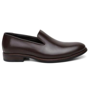 Imagem de Mocassim Loafer Social Centuria Liso Couro Cafe - Centuria Calçados, 4