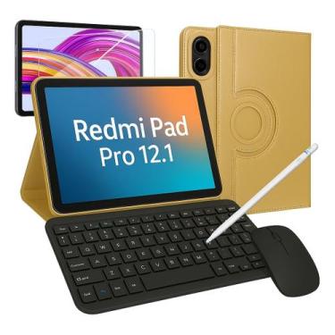 Imagem de Capa Teclado Para Tablet Xiaomi Redmi Pad Pro 12.1 Completo - NoBrand,