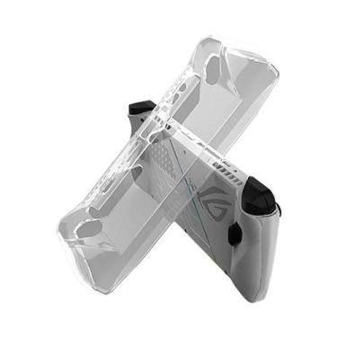 Imagem de Capa de Silicone Transparente para Asus ROG Ally - Proteção Ergonômica