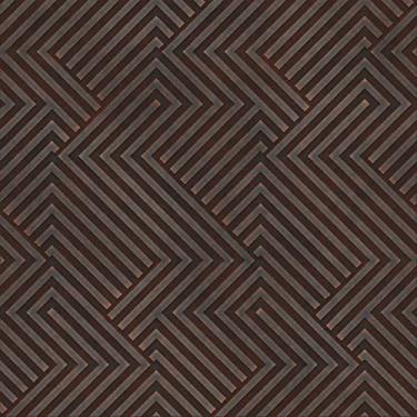 Imagem de Papel De Parede Autoadesivo Quarto Aço Labirinto Ferrugem 10m