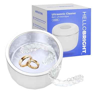 Imagem de Limpador ultrassônico pequeno e portátil para retentor, alinhador, Invisalign, dentaduras, aparelho dentário, protetor de boca, protetor noturno e mais - Máquina de limpeza de cápsulas dentárias para