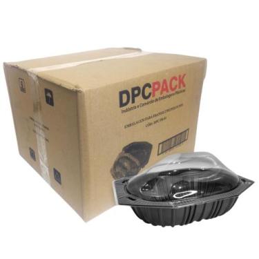 Imagem de Caixa De Frango Descarpack Preta Preserva Temperatura Descartável Rest