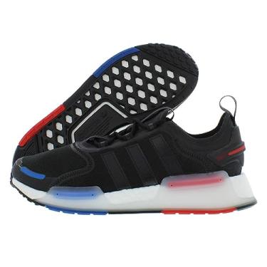 Imagem de adidas NMD_V3 Tênis masculino tamanho 11, cor: preto profundo/azul escuro/vermelho-preto, Deep Core preto/azul escuro/vermelho-preto, 42