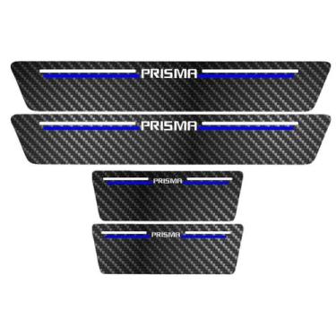 Imagem de Kit Soleira Protetora Porta Premium Blue Carbono  -  Prisma - Jhow Ade