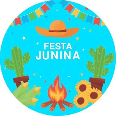 Imagem de Painel Redondo Veste Facil C/Elastico 1,50m Festa Junina (FJN023)