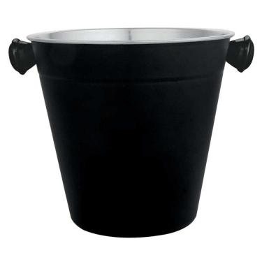 Imagem de Balde Para Gelo Dynasty Open Bar Em Aço Inox - 1,25 L Preto