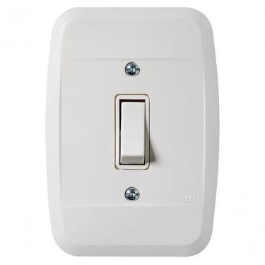 Imagem de Interruptor Embutir Simples 1 T.s Branca 41100 - Pezzi