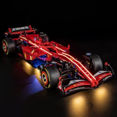 Imagem de MENZAVA LED Light Set Compatible with Lego 42207 Ferrari SF-24 F1 Car Technic Building Blocks Model - Model Set NOT Included